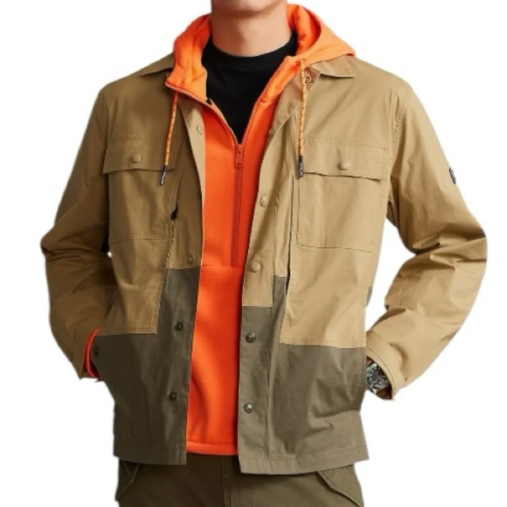 RALPH LAUREN RLX James Reversible Ripstop Quilted Shirt Jacket Men's XXL